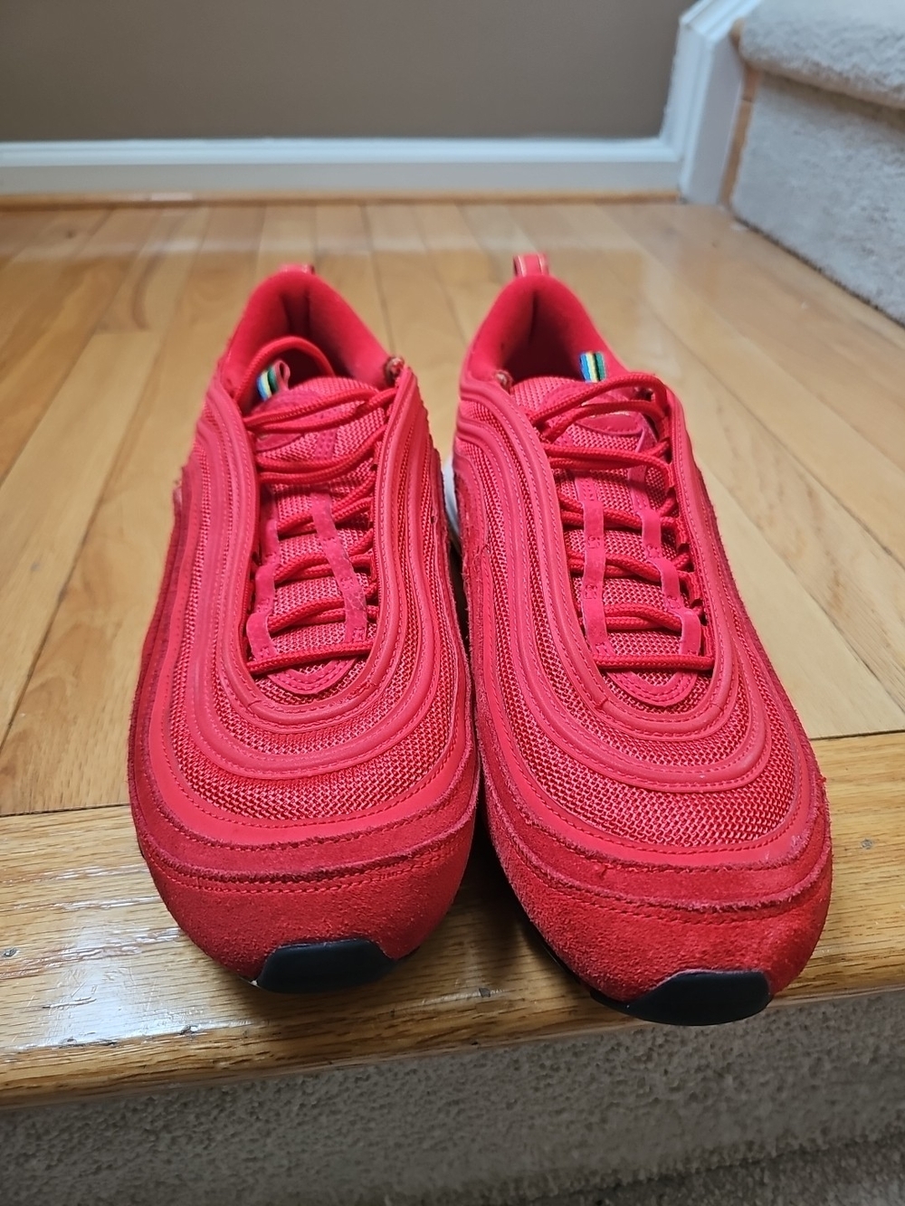Nike Air Max 97 QS Olympic Rings - Red - Size 11.5 Men (No Box)